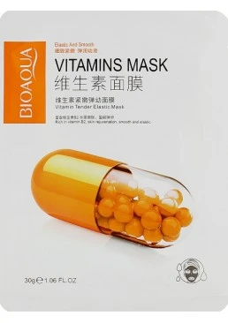 Тканинна маска Bioaqua з вітаміном B2, 30 г