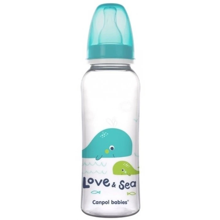 Пляшка для годування Canpol babies LOVE & SEA, 250 мл - 