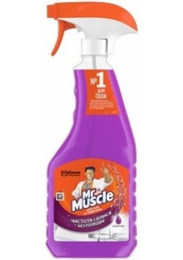Средство для мытья стекол и поверхностей Mr. Muscle Лаванда, 500 мл