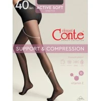 Колготки Conte Active 40 Den Nero, 4 размер