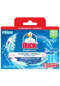 Диски чистоты для унитаза Duck Морская Свежесть запаска, 2 шт