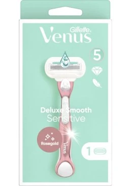 Бритва Gillette Venus Deluxe Smooth Sensitive Gold, 1 шт