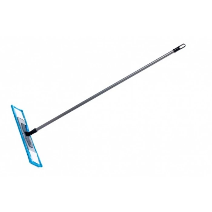 Швабра-полотер Лапша 8044  для пола с металлической ручкой (насадка 40 см), 110 см (Цвет в ассортименте) - 