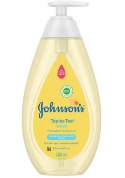Пенка-шампунь Johnson's От макушки до пяточек, 500 мл