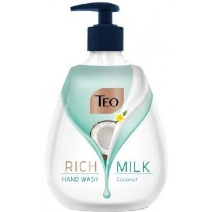 Мыло жидкое TEO Rich Milk Coconut, 400 мл - 