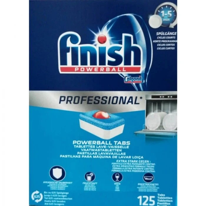 Таблетки для посудомийної машини Finish Professional, 125 шт - 