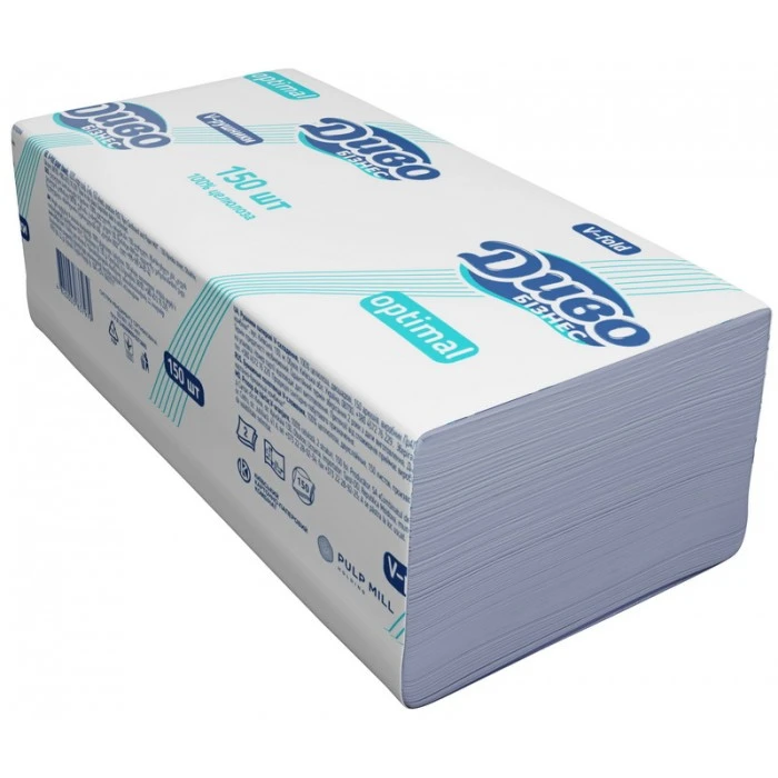 Бумажные полотенца Диво Бизнес Optimal, 150шт - 