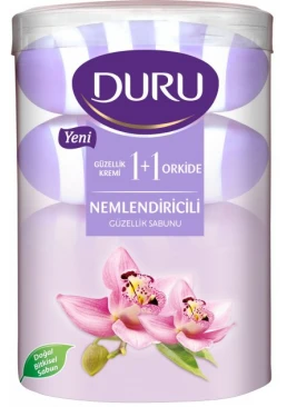 Туалетное мыло Duru Орхидея с увлажняющим кремом, 4*100 г