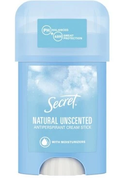 Дезодорант-стик Secret Natural Unscented, 40 мл