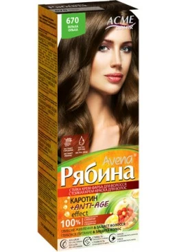 Фарба для волосся РЯБИНА AVENA NEW №670, Вільха