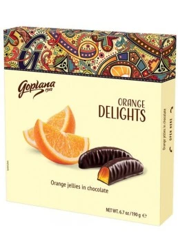 Конфеты Goplana Delights апельсин, 190 г