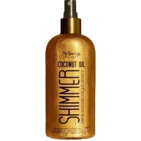 Кокосова олія Top Beauty для засмаги з шиммером, 200 мл