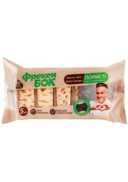 Губки кухонные пористые с рециклинговой фиброй Фрекен Бок, 5шт