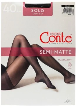 Колготки Conte Solo 40 den Nero, 2 размер