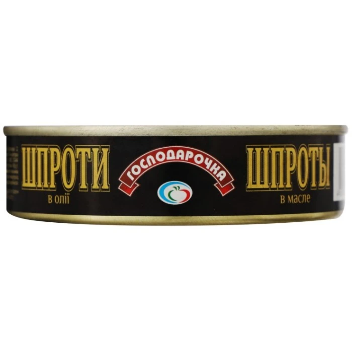 Шпроты в масле Господарочка, 150г - 