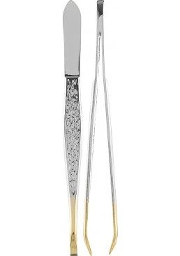 Пінцет косметичний Luxury P-04 професійний прямий, 1 шт