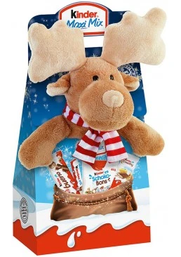 Новорічний набір солодощів Kinder Maxi Mix Олень, 133 г