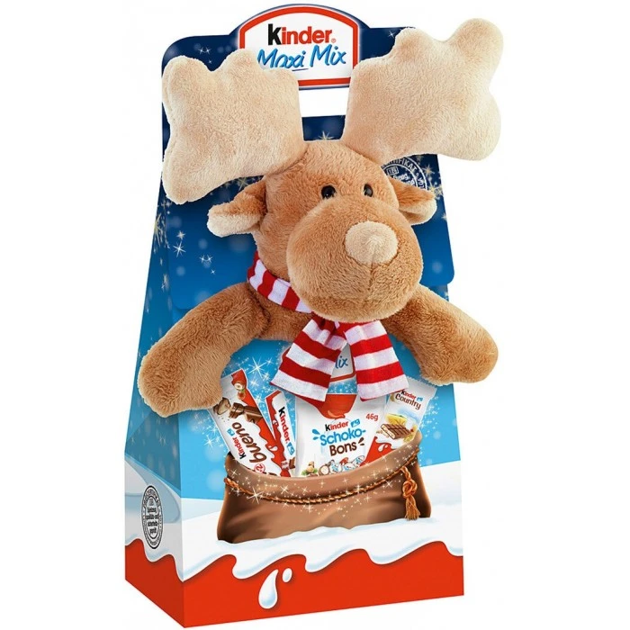 Новорічний набір солодощів Kinder Maxi Mix Олень, 133 г - 