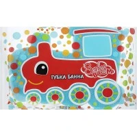 Губка банная Baby boom Паровоз, 1 шт