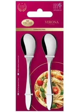 Набор чайных ложек Oscar Verona (OSR-6002-4/6), 6 шт