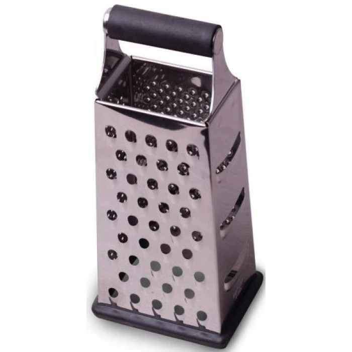 Терка из нержавеющей стали Kamille 4 грани 7206, 1 шт - 