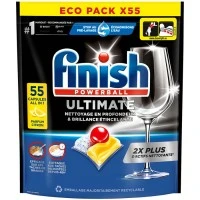 Таблетки для посудомоечных машин Finish Ultimate All in 1 Lemon, 55 шт