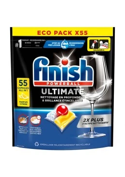 Таблетки для посудомийних машин Finish Ultimate All in 1 Lemon, 55шт