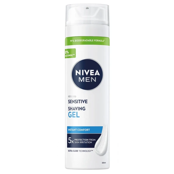 Гель для бритья Nivea Sensitive, 200 мл - 