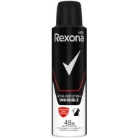 Антиперспирант-спрей Rexona Men MotionSense Invisible, невидимый на черном и белом 48Н, 150 мл