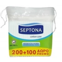 Septona ватные палочки полиэтилен 200+100 шт