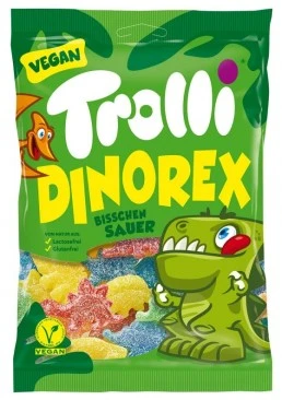 Цукерки желейні Trolli Dino Rex, 150 г