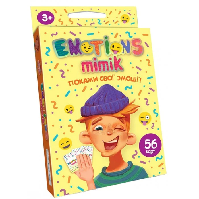 Настільна гра Emotions Mimik Mimik Danko Toys, 1шт - 