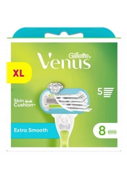 Змінні картриджі для гоління Gillette Venus 5 Smooth жіночі, 8 шт