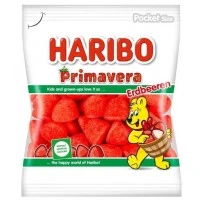 Желейные конфеты Haribo Primavera Erdbeeren, 100г 