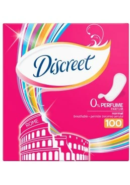 Ежедневные гигиенические прокладки Normal 0% Perfume, 100 шт