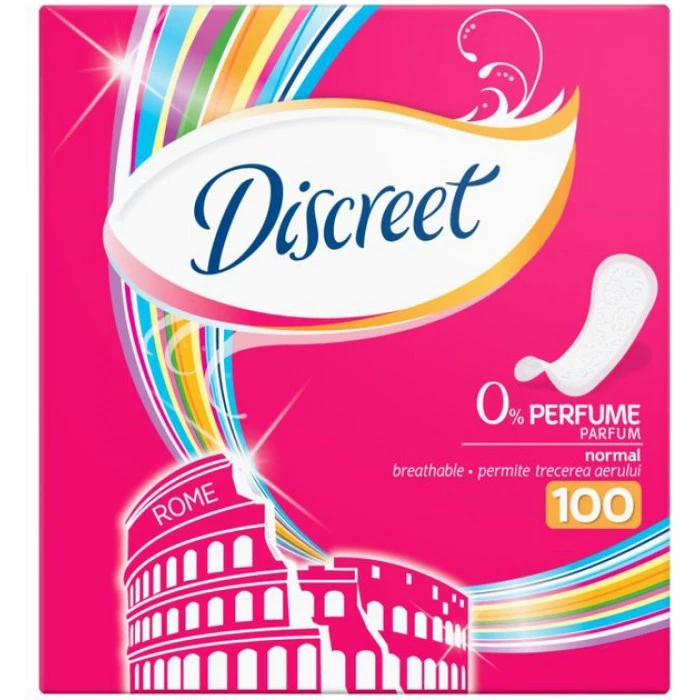 Щоденні гігієнічні прокладки Normal 0% Perfume, 100 шт - 