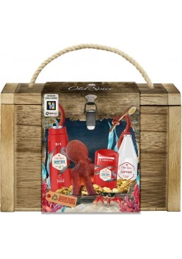 Набір Old Spice Treasure Chest Deep Sea (дезодорант 50 мл + лосьйон після гоління 100 мл + гель для душу 250 мл)