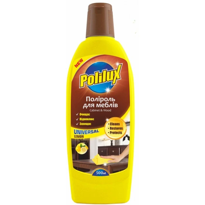 Поліроль для меблів Polilux Лимон, 500 мл - 
