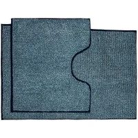 Набір килимків DarianA Standard Plus Темно-синій, 60х50+60х90 см
