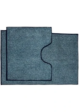 Набор ковриков DarianA Standard Plus Темно-синий, 60х50+60х90 см