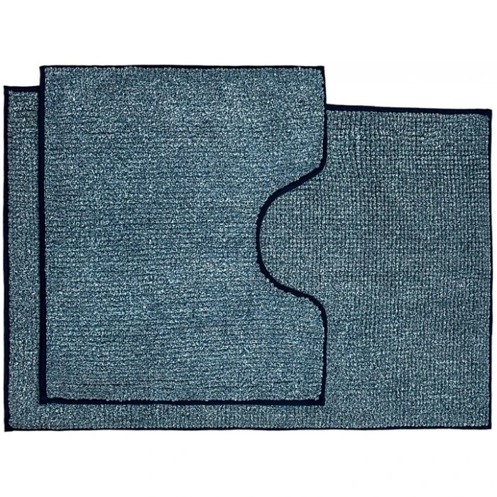 Набір килимків DarianA Standard Plus Темно-синій, 60х50+60х90 см - 
