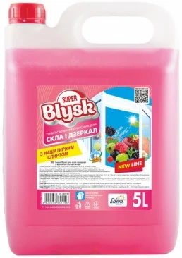 Очищувач для скла та дзеркал SuperBlysk лісова ягода, 5 л