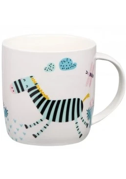 Чашка Ardesto Zebra, порцелянова, 350 мл 