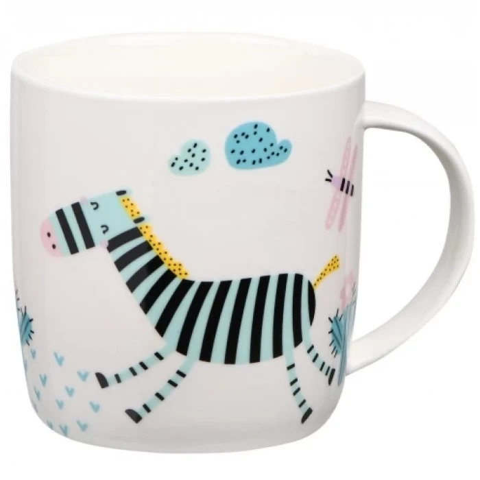 Чашка Ardesto Zebra, порцелянова, 350 мл  - 