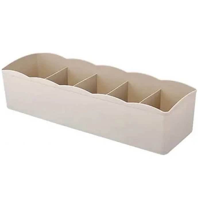 Органайзер для мелочей 5 отделений Elif Plastic 9*27*7см, цвет микс - 