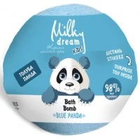 Бомбочка для ванн детская Milky Dream Kids Голубая пандочка, 100 г