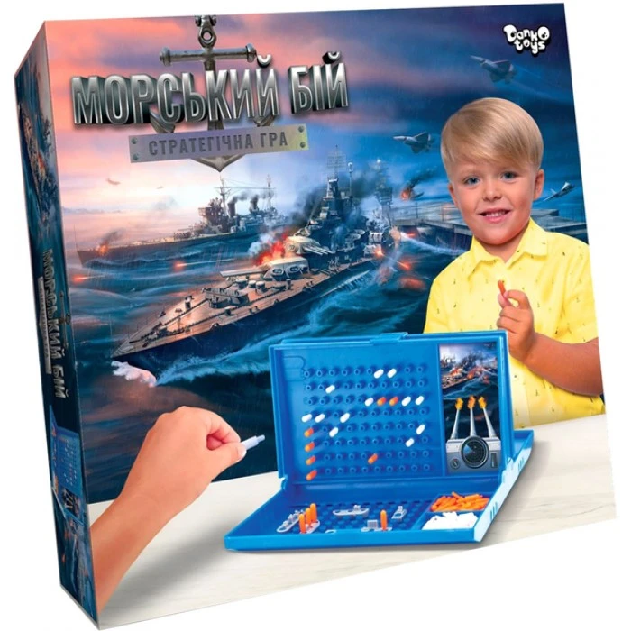 Настольная развлекательная игра Danko Toys "Морской бой" - 