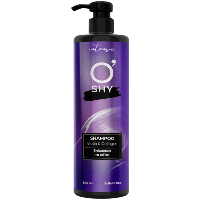 Шампунь O'Shy Intense Biotin & collagen, 500 мл - 