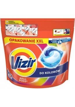 Капсули для прання Vizir Color All in 1 PODS, 50 шт