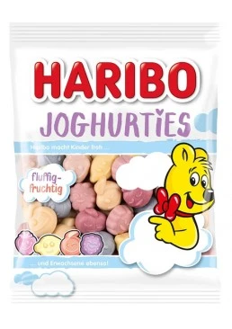 Жувальні цукерки Haribo Joghurties із фруктово-йогуртовим смаком, 160 г